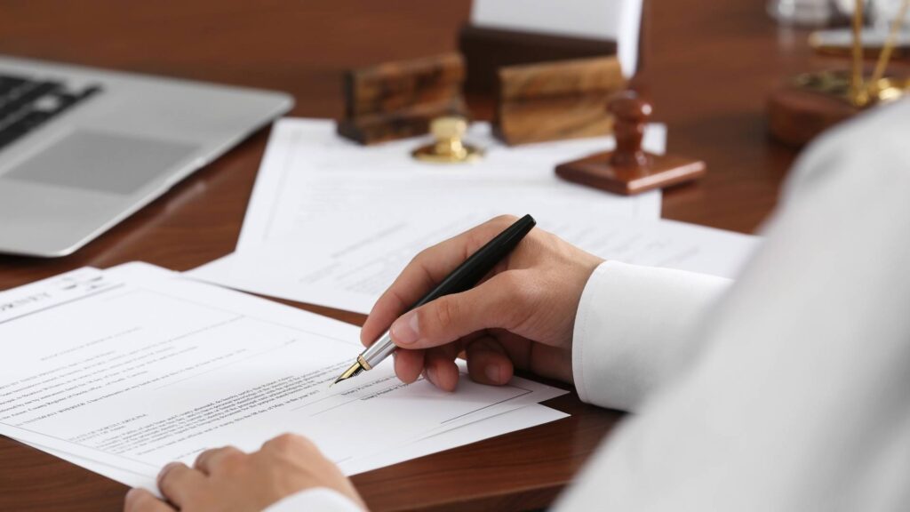 sign documents