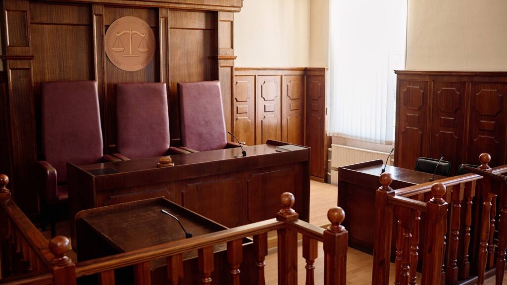 court empty