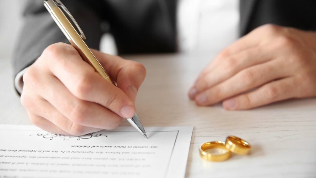 marriage sign